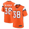 Zennovawear Jaleel McLaughlin Denver Broncos Team Game Jersey - Orange