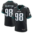 Zennovawear Jalen Carter Philadelphia Eagles Alternate Game Player Jersey - Black