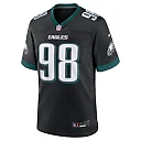 Zennovawear Jalen Carter Philadelphia Eagles Alternate Game Player Jersey - Black