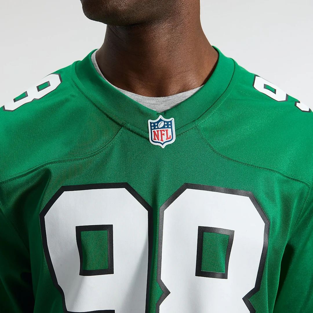 Zennovawear Jalen Carter Philadelphia Eagles Alternate Game Jersey - Kelly Green