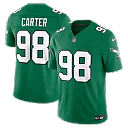 Zennovawear Jalen Carter Philadelphia Eagles Alternate Vapor FUSE. Stitched Limited Jersey - Kelly Green