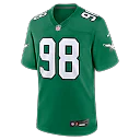 Zennovawear Jalen Carter Philadelphia Eagles Alternate Game Jersey - Kelly Green