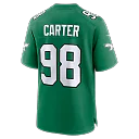 Zennovawear Jalen Carter Philadelphia Eagles Alternate Game Jersey - Kelly Green