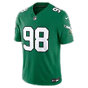 Zennovawear Jalen Carter Philadelphia Eagles Alternate Vapor FUSE. Stitched Limited Jersey - Kelly Green