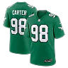 Zennovawear Jalen Carter Philadelphia Eagles Alternate Game Jersey - Kelly Green