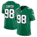 Zennovawear Jalen Carter Philadelphia Eagles Alternate Vapor FUSE. Stitched Limited Jersey - Kelly Green