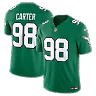 Zennovawear Jalen Carter Philadelphia Eagles Alternate Vapor FUSE. Stitched Limited Jersey - Kelly Green