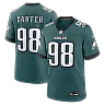 Zennovawear Jalen Carter Philadelphia Eagles Team Game Jersey - Midnight Green
