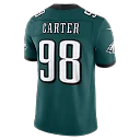 Zennovawear Jalen Carter Philadelphia Eagles Team Vapor FUSE. Stitched Limited Jersey - Midnight Green