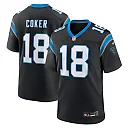 Zennovawear Jalen Coker Carolina Panthers Team Game Jersey - Black