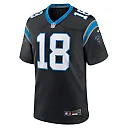 Zennovawear Jalen Coker Carolina Panthers Team Game Jersey - Black