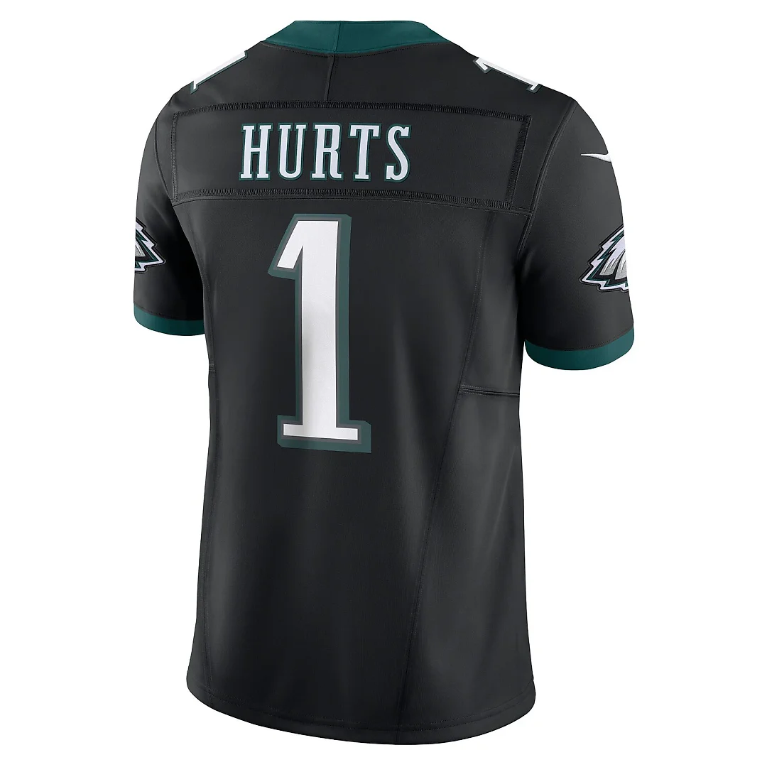 Zennovawear Jalen Hurts Philadelphia Eagles Alternate Vapor FUSE. Limited Jersey - Black