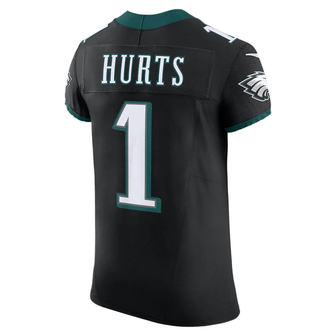 Zennovawear Jalen Hurts Philadelphia Eagles Alternate Vapor FUSE. Elite Jersey - Black