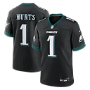 Zennovawear Jalen Hurts Philadelphia Eagles Alternate Game Jersey - Black