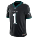 Zennovawear Jalen Hurts Philadelphia Eagles Alternate Vapor FUSE. Stitched Limited Jersey - Black
