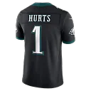 Zennovawear Jalen Hurts Philadelphia Eagles Alternate Vapor FUSE. Stitched Limited Jersey - Black