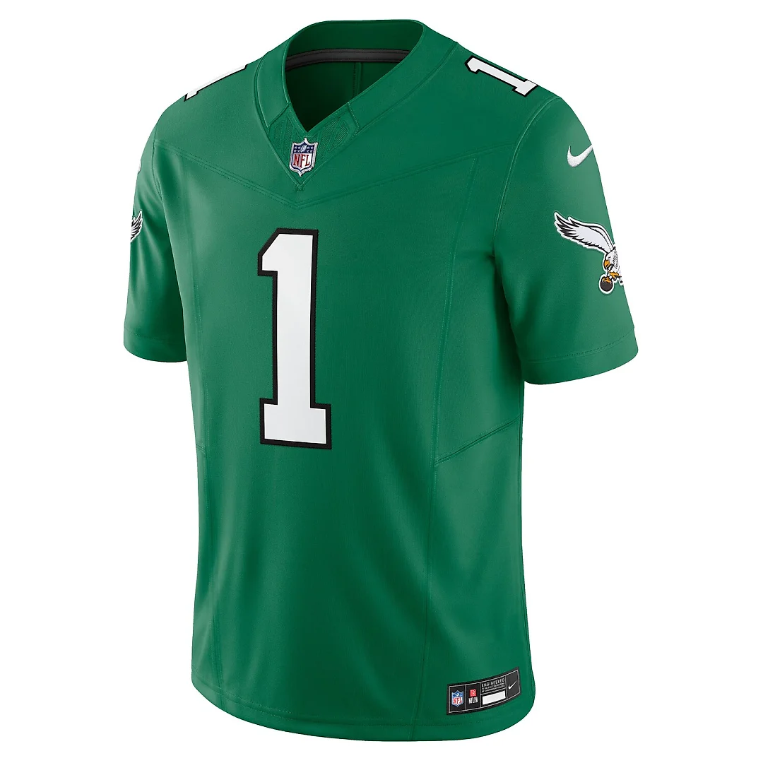 Zennovawear Jalen Hurts Philadelphia Eagles Vapor FUSE. Limited Jersey - Kelly Green