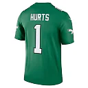 Zennovawear Jalen Hurts Philadelphia Eagles Legend Player Performance Top - Kelly Green
