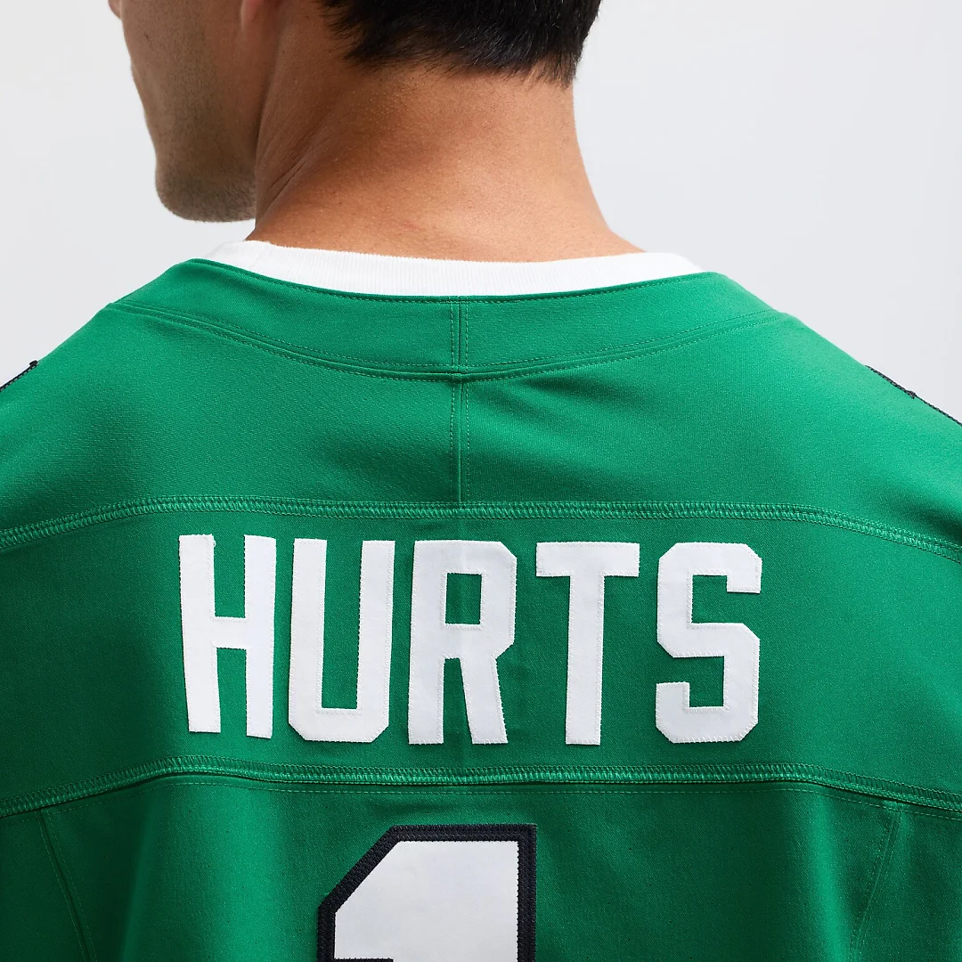 Zennovawear Jalen Hurts Philadelphia Eagles Alternate Vapor FUSE. Elite Jersey - Kelly Green