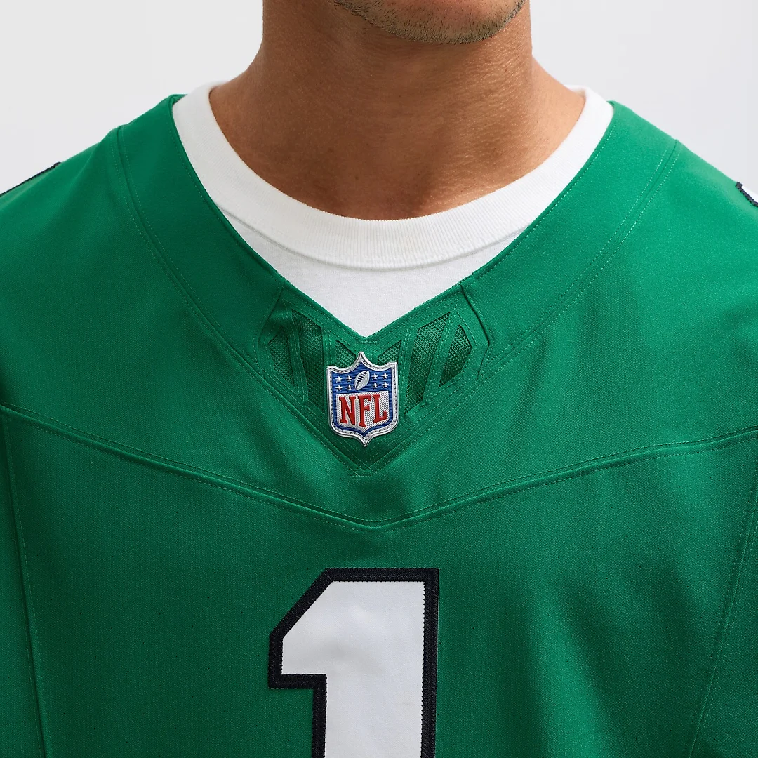 Zennovawear Jalen Hurts Philadelphia Eagles Alternate Vapor FUSE. Elite Jersey - Kelly Green
