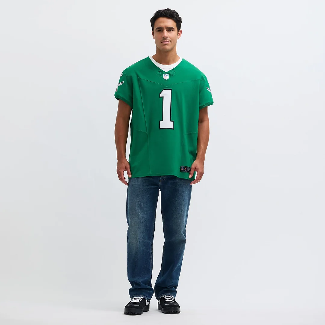 Zennovawear Jalen Hurts Philadelphia Eagles Alternate Vapor FUSE. Elite Jersey - Kelly Green
