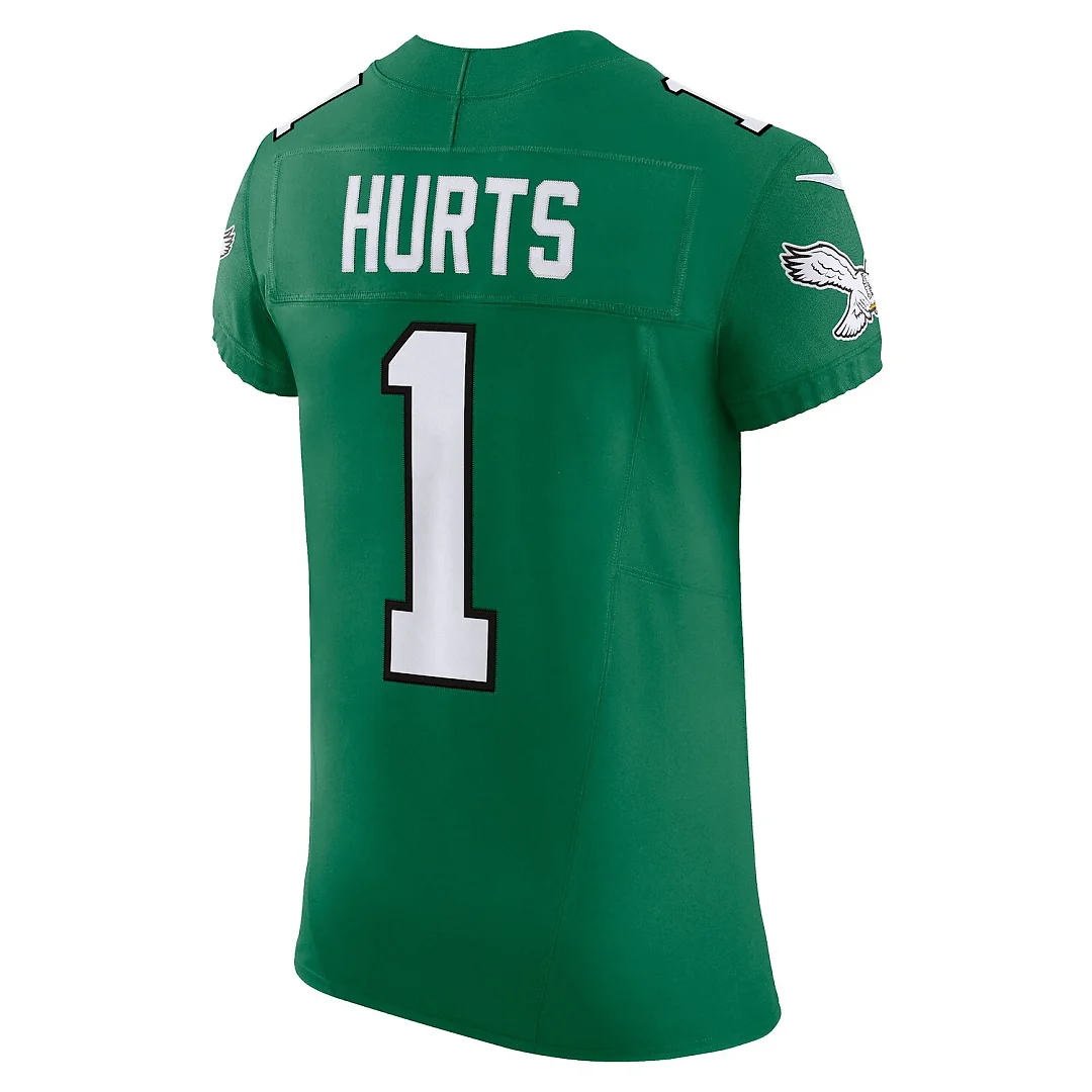 Zennovawear Jalen Hurts Philadelphia Eagles Alternate Vapor FUSE. Elite Jersey - Kelly Green