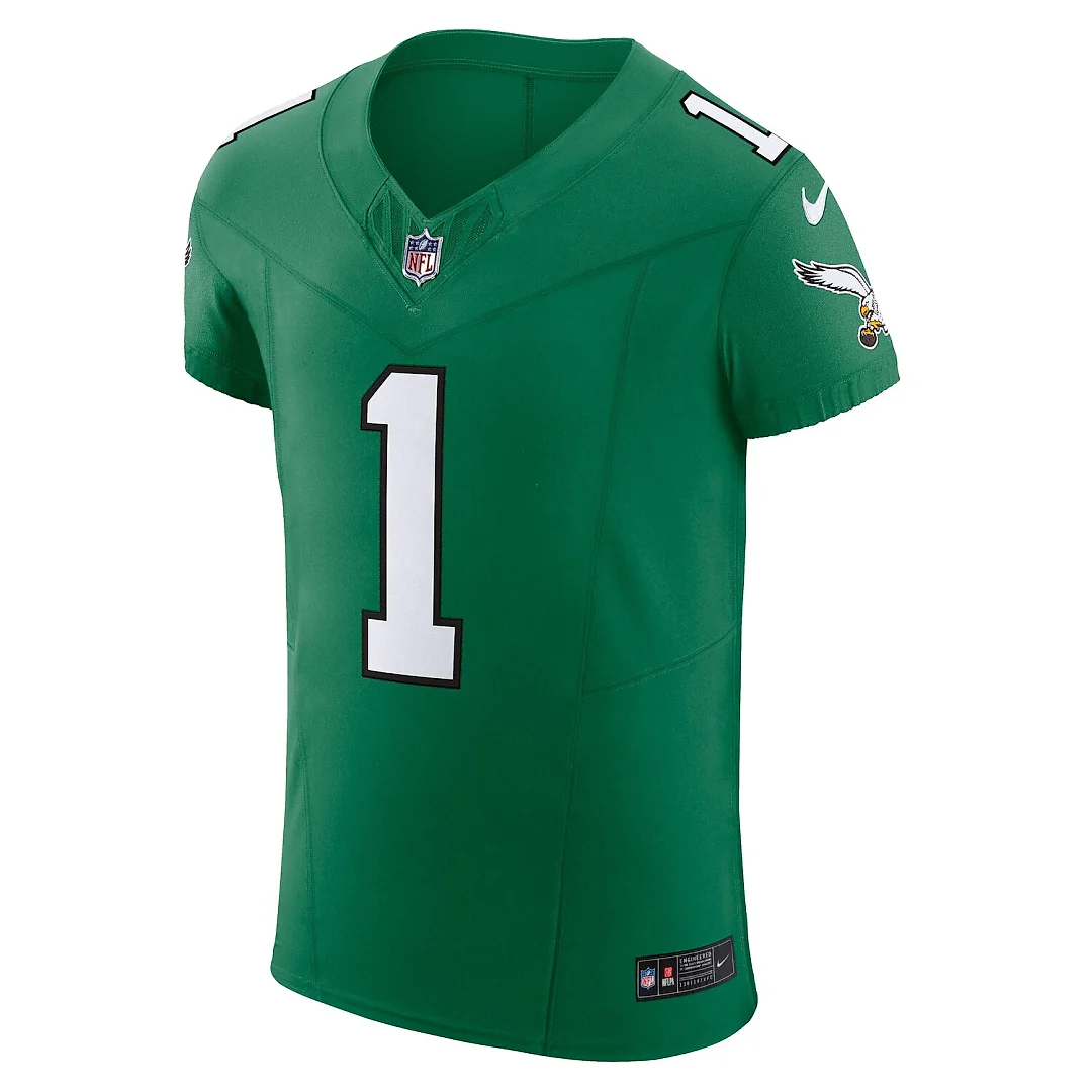 Zennovawear Jalen Hurts Philadelphia Eagles Alternate Vapor FUSE. Elite Jersey - Kelly Green