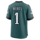 Zennovawear Jalen Hurts Philadelphia Eagles Team Game Jersey - Midnight Green