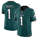 Zennovawear Jalen Hurts Philadelphia Eagles Team Vapor FUSE. Stitched Limited Jersey - Midnight Green
