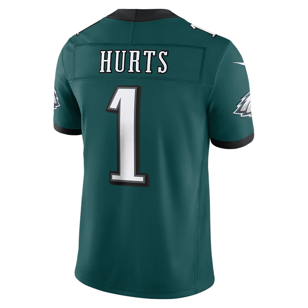 Zennovawear Jalen Hurts Philadelphia Eagles Team Vapor FUSE. Stitched Limited Jersey - Midnight Green