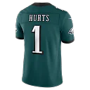 Zennovawear Jalen Hurts Philadelphia Eagles Team Vapor FUSE. Stitched Limited Jersey - Midnight Green