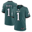Zennovawear Jalen Hurts Philadelphia Eagles Team Game Jersey - Midnight Green