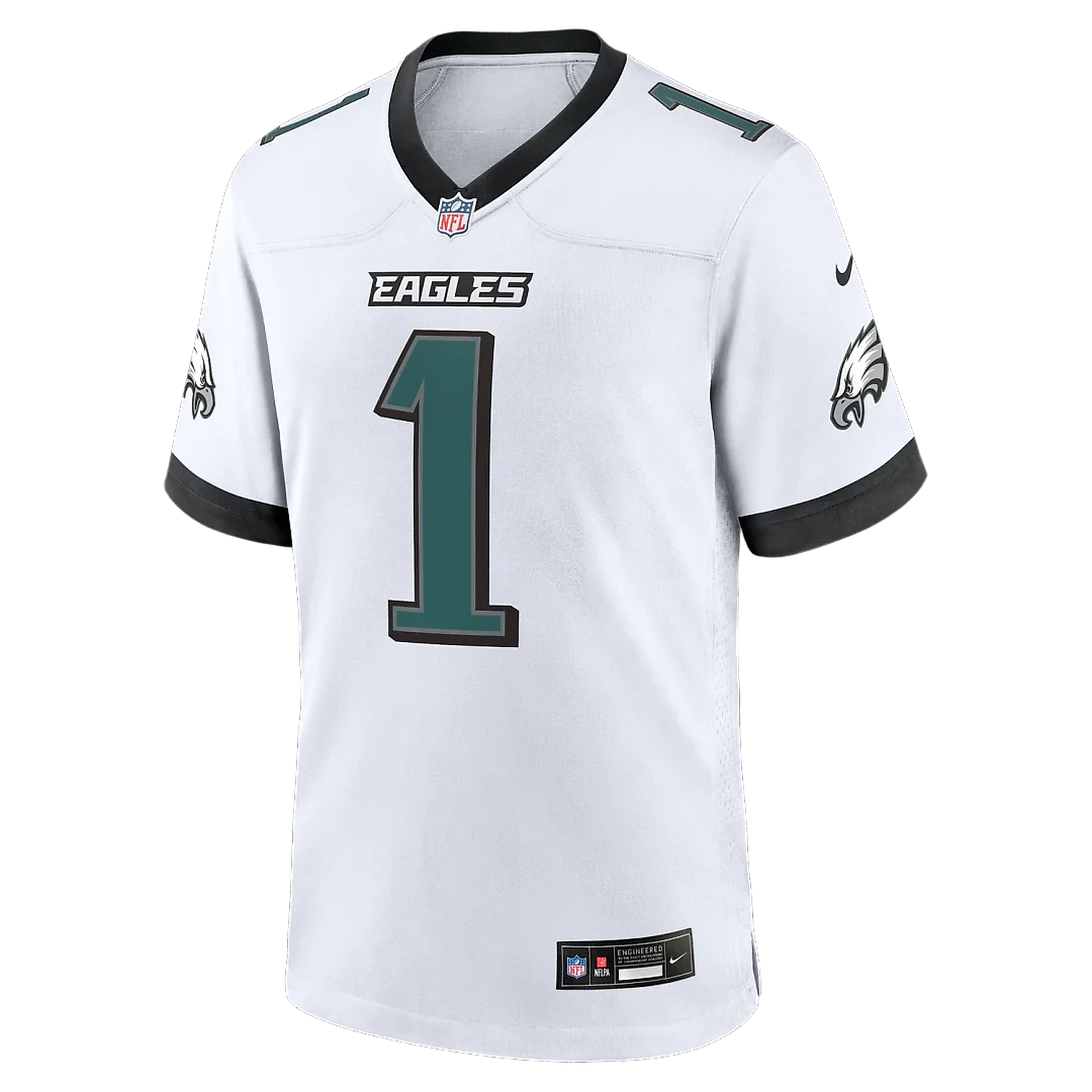 Zennovawear Jalen Hurts Philadelphia Eagles Game Jersey - White