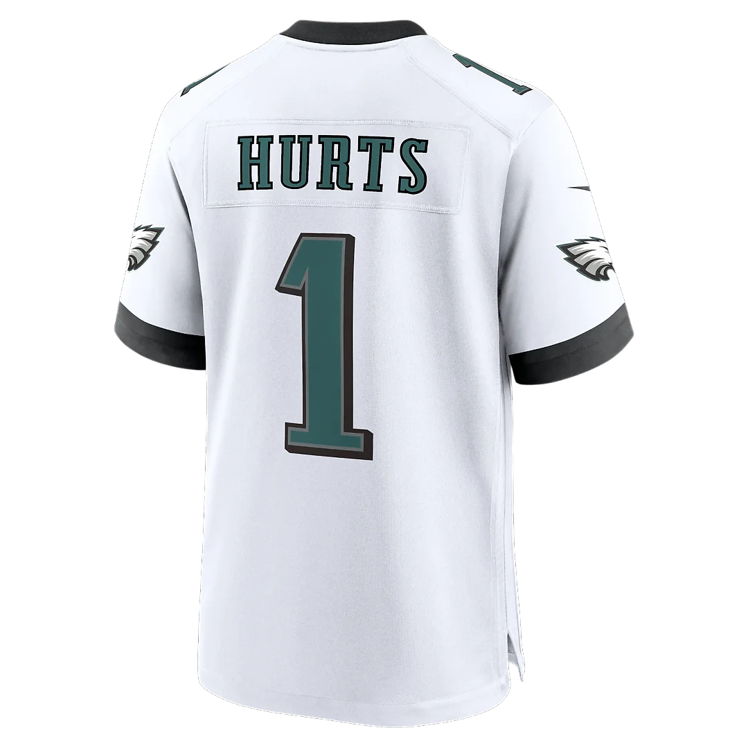 Zennovawear Jalen Hurts Philadelphia Eagles Game Jersey - White