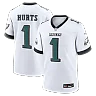 Zennovawear Jalen Hurts Philadelphia Eagles Game Jersey - White