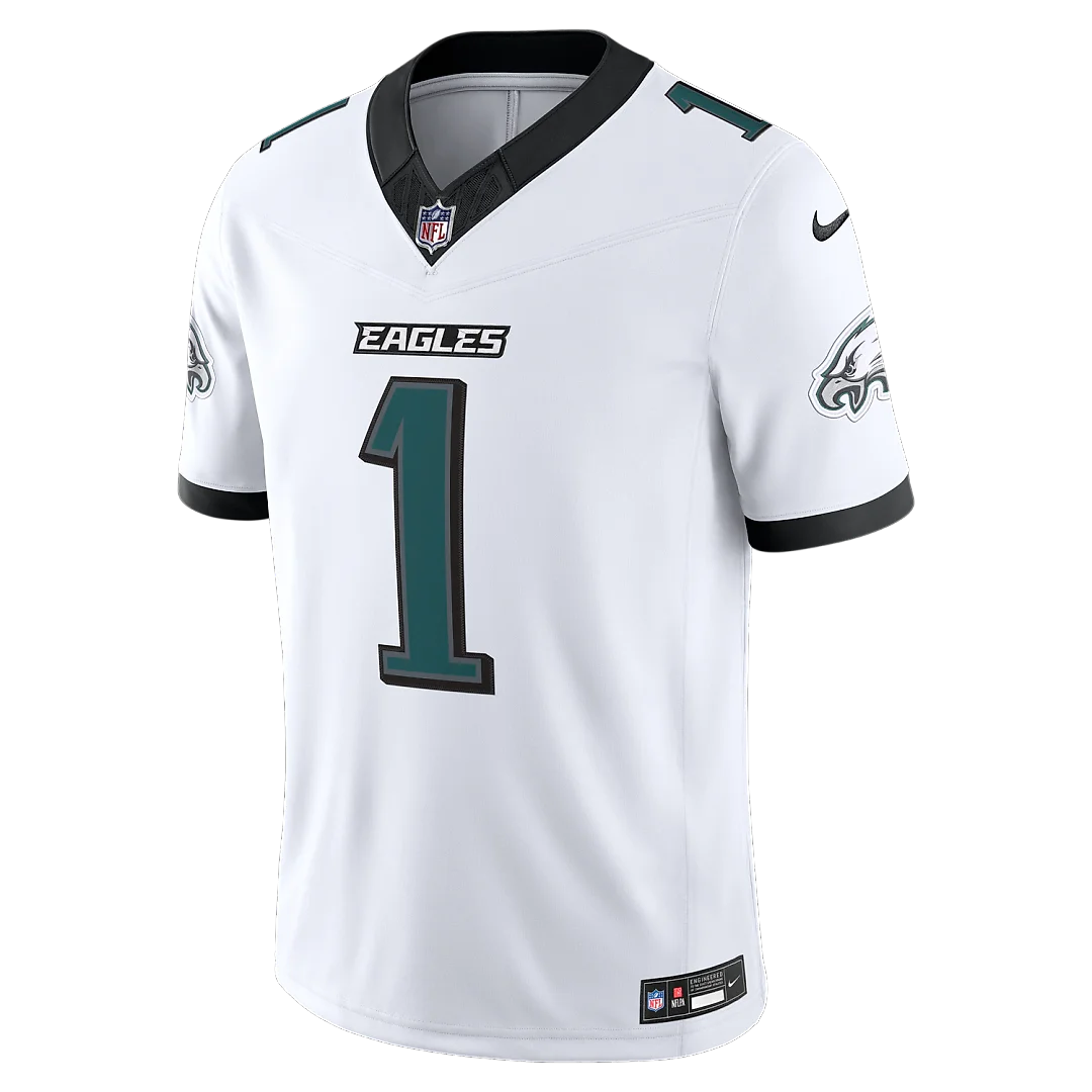 Zennovawear Jalen Hurts Philadelphia Eagles Vapor FUSE. Stitched Limited Jersey - White