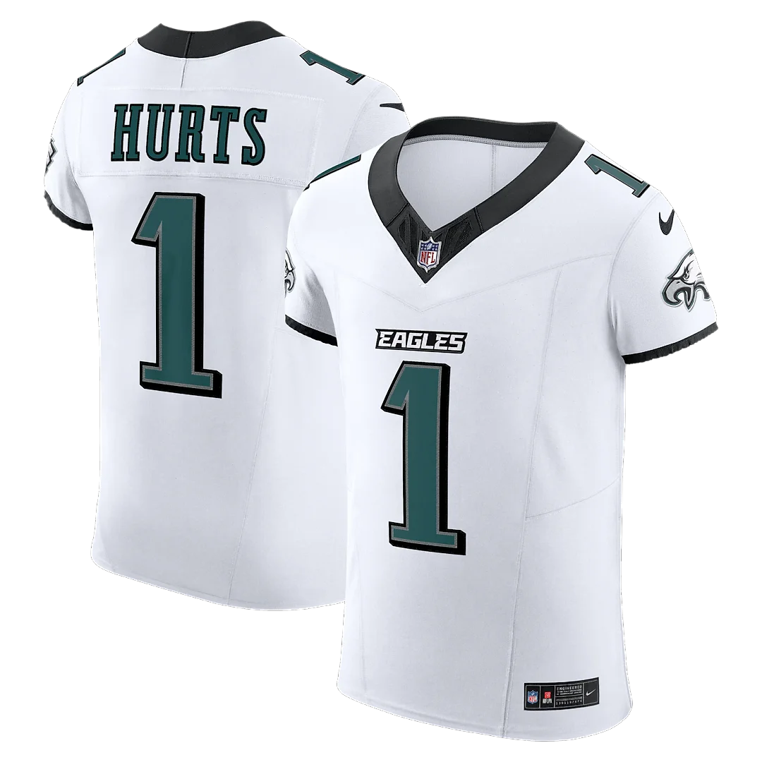 Zennovawear Jalen Hurts Philadelphia Eagles Vapor FUSE. Elite Jersey - White