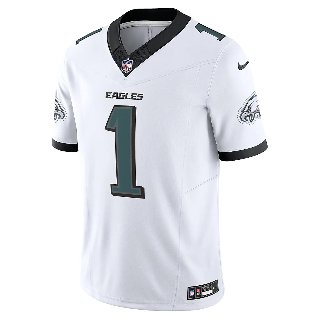 Zennovawear Jalen Hurts Philadelphia Eagles Vapor FUSE. Limited Jersey - White