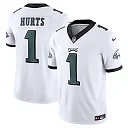 Zennovawear Jalen Hurts Philadelphia Eagles Vapor FUSE. Limited Jersey - White