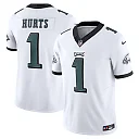 Zennovawear Jalen Hurts Philadelphia Eagles Vapor FUSE. Limited Jersey - White