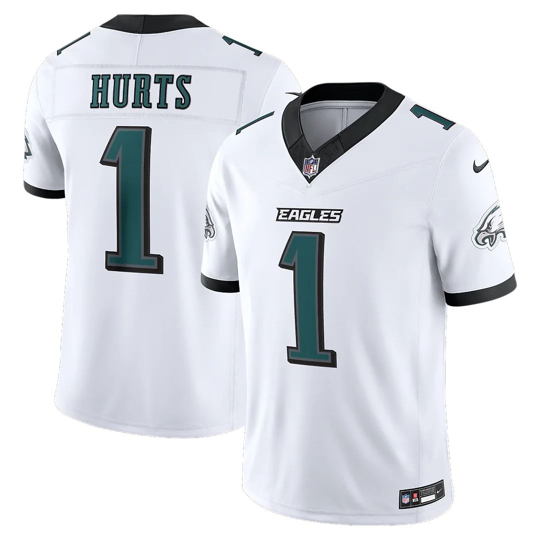 Zennovawear Jalen Hurts Philadelphia Eagles Vapor FUSE. Stitched Limited Jersey - White