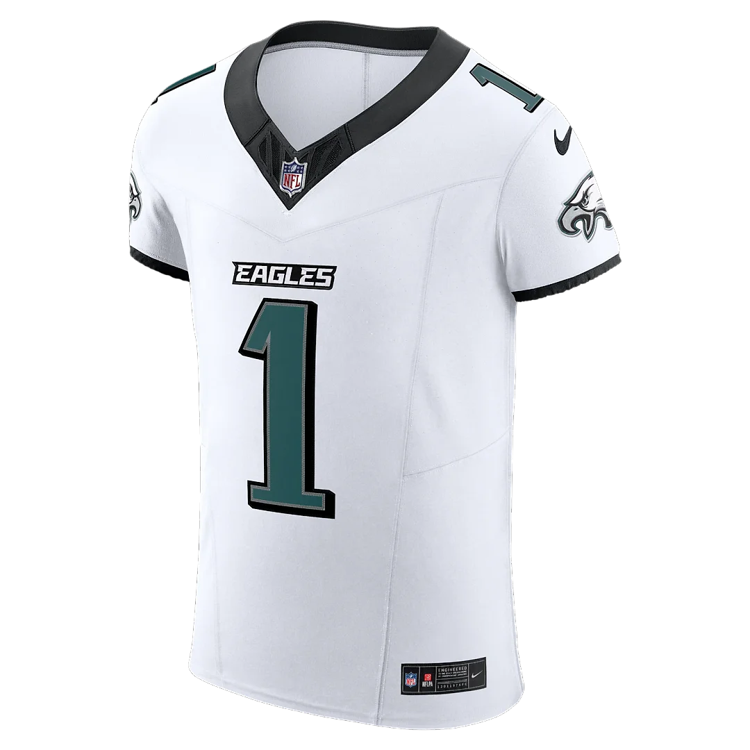 Zennovawear Jalen Hurts Philadelphia Eagles Vapor FUSE. Elite Jersey - White