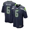 Zennovawear Jalen Milroe Seattle Seahawks 2025 NFL Draft Game Jersey - College Navy
