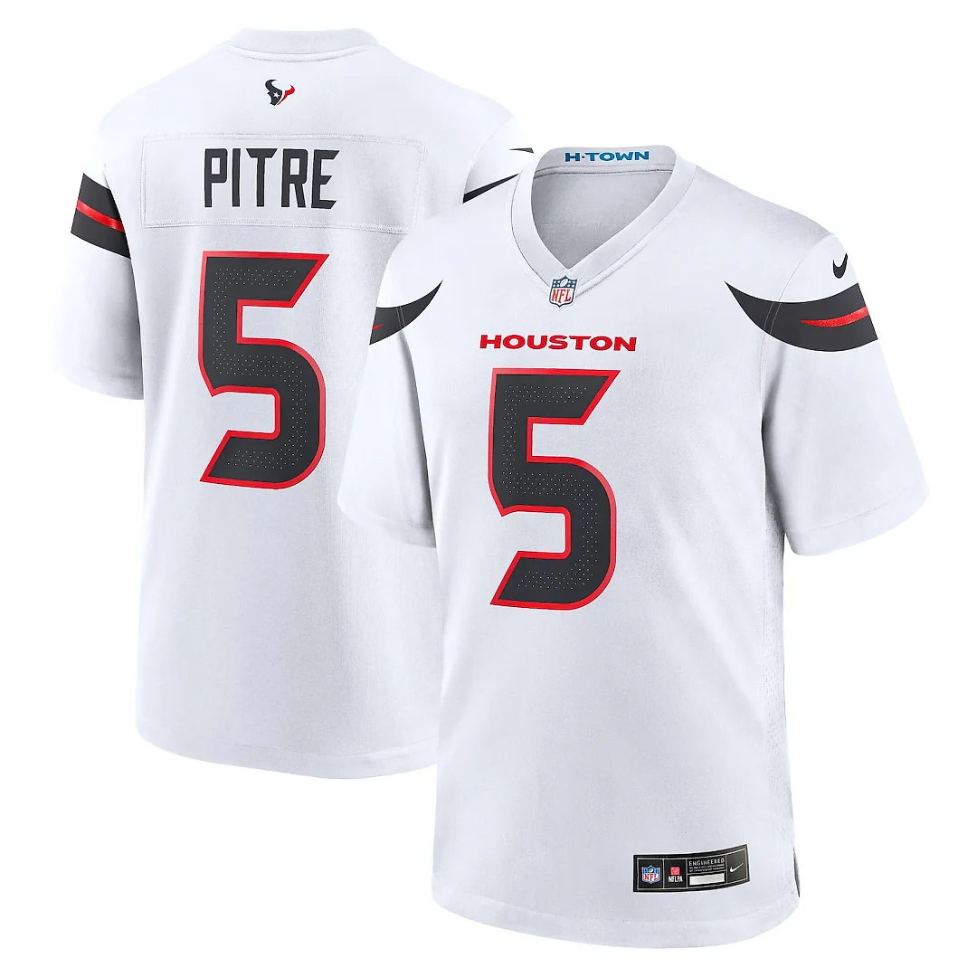 Zennovawear Jalen Pitre Houston Texans Game Jersey - White