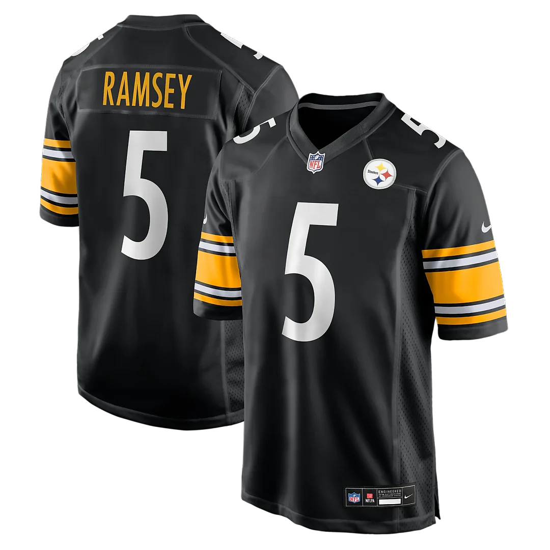 Zennovawear Jalen Ramsey Pittsburgh Steelers Team Game Jersey - Black