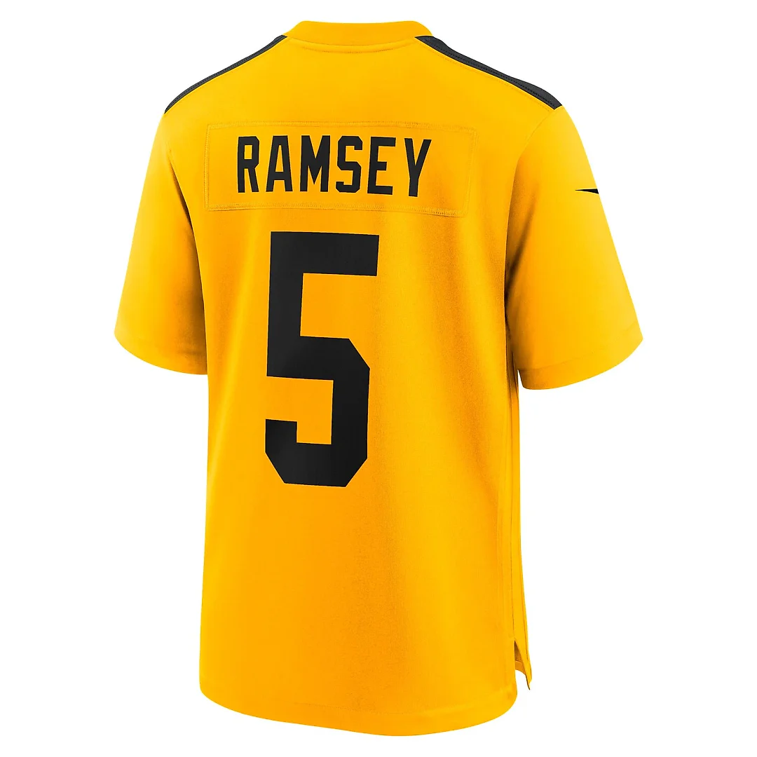 Zennovawear Jalen Ramsey Pittsburgh Steelers Alternate 1933 Throwback Game Jersey - Gold