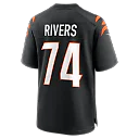 Zennovawear Jalen Rivers Cincinnati Bengals Team Game Jersey - Black
