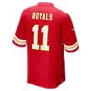 Zennovawear Jalen Royals Kansas City Chiefs Team Game Jersey - Red