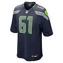 Zennovawear Jalen Sundell Seattle Seahawks Game Jersey - College Navy