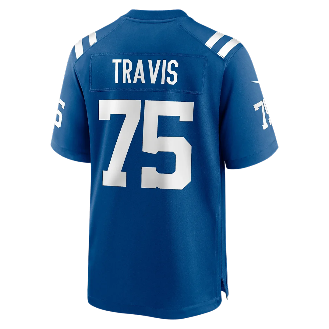 Zennovawear Jalen Travis Indianapolis Colts Team Game Jersey - Royal